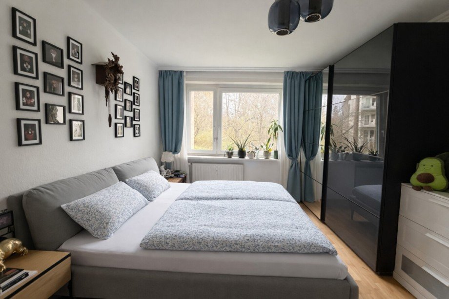 Schlafzimmer Erdgeschosswohnung Hamburg Alsterdorf / Alsterdorf