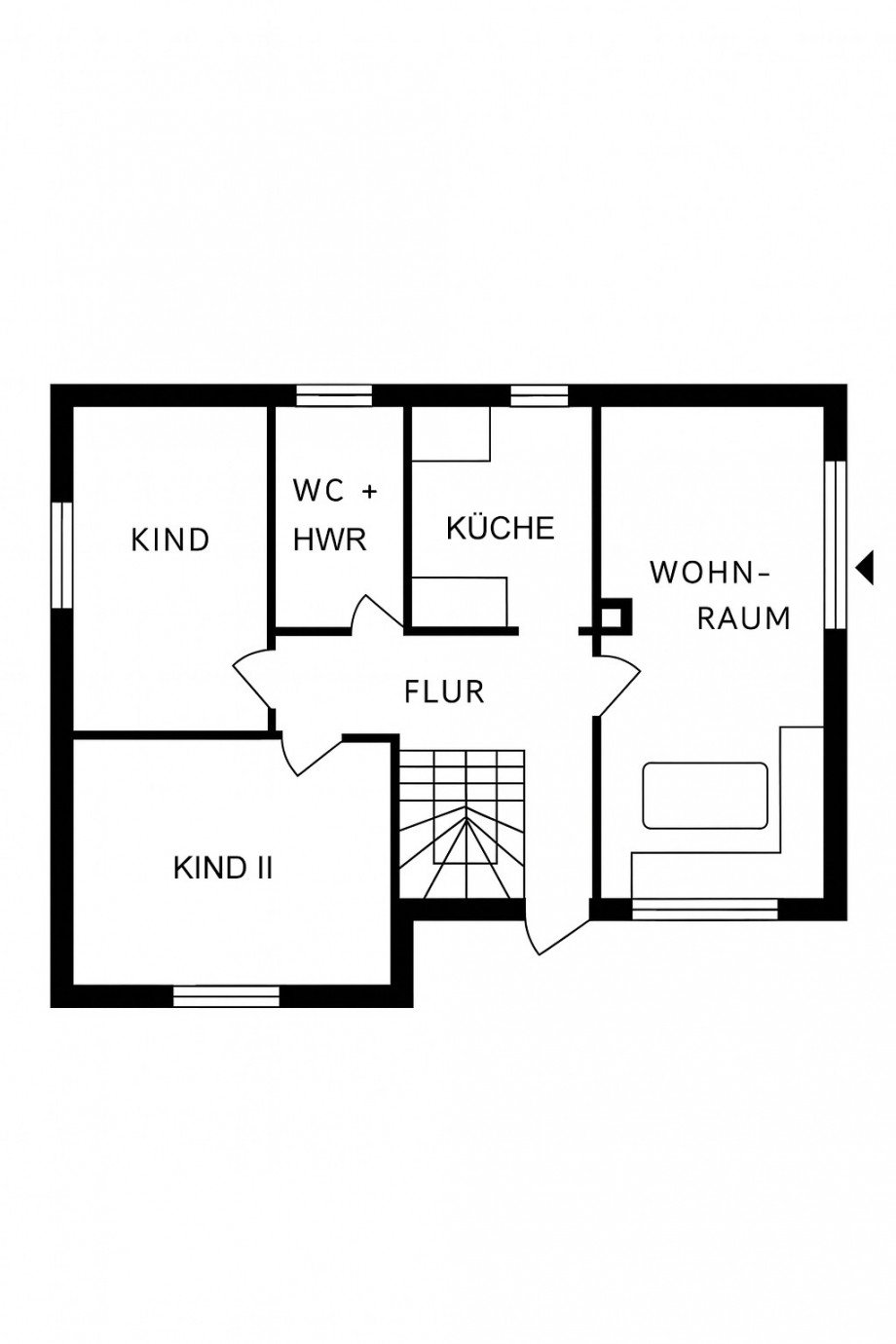 Grundriss_Erdgeschoss Einfamilienhaus Stade