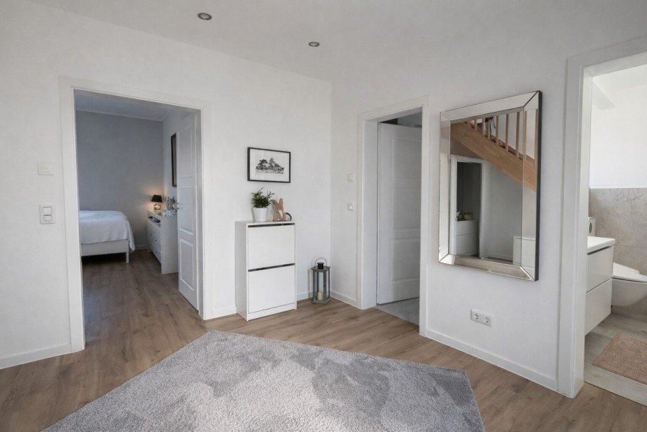 Flur im Dachgeschoss Doppelhaush�lfte Zarrentin