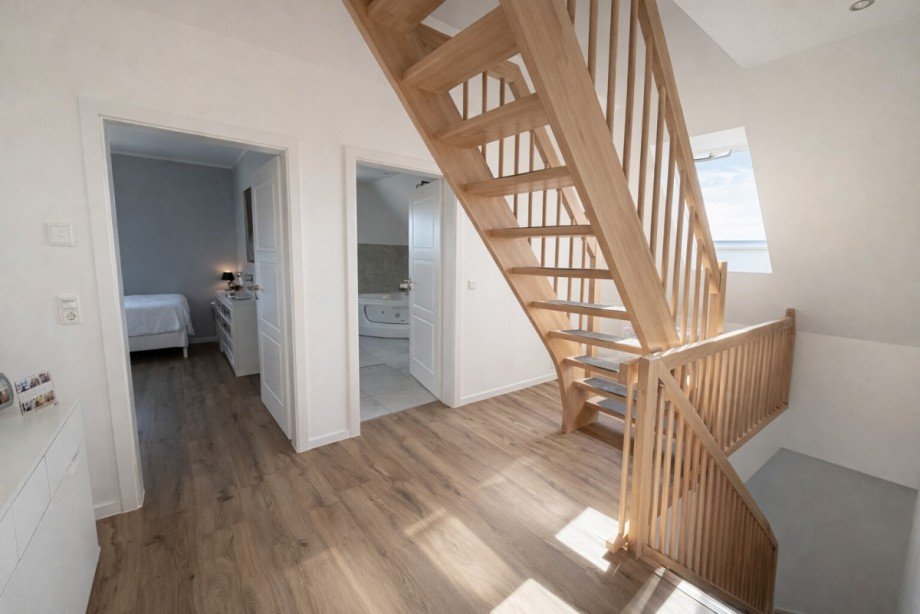 Treppe in den Spitzboden Doppelhaush�lfte Zarrentin