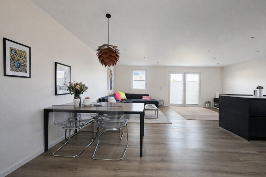 Blick in den Wohnbereich Doppelhaush�lfte Zarrentin