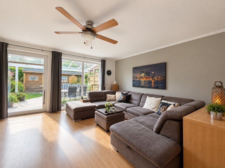 Wohnzimmer Ansicht 2 Reihenhaus Norderstedt