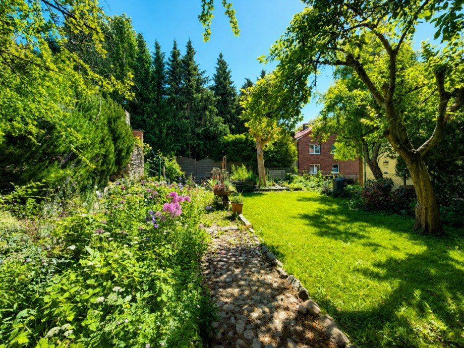 Blick in den Garten Einfamilienhaus Neustadt in Holstein