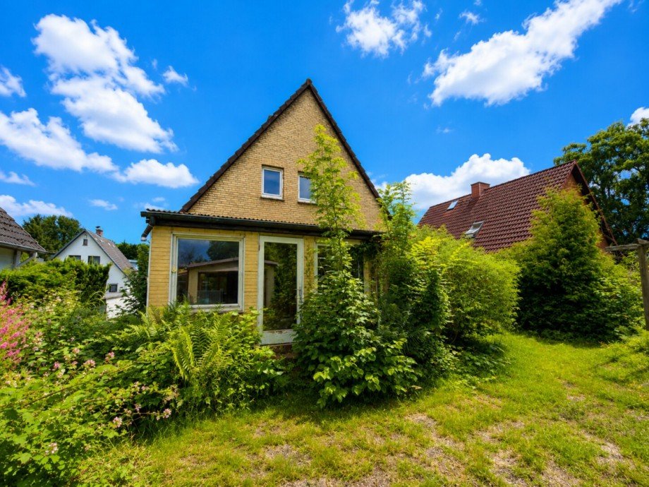 R�ckansicht Wohngrundst�ck Hamburg