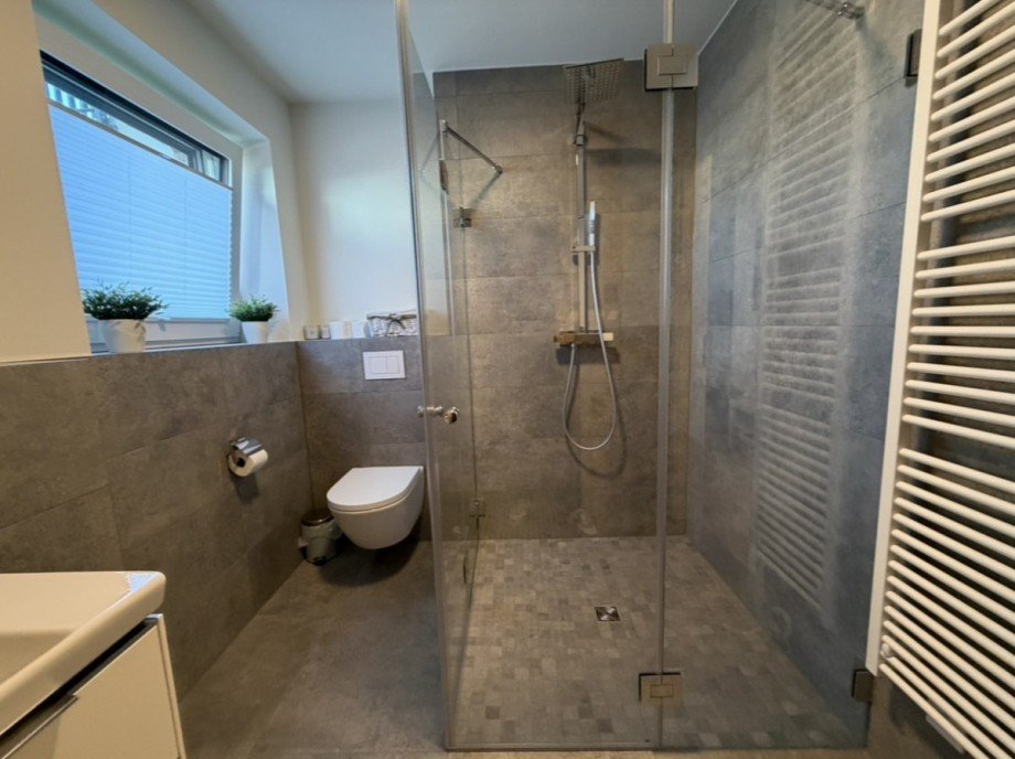 Gro�e Walk-in Dusche Erdgeschosswohnung Butjadingen