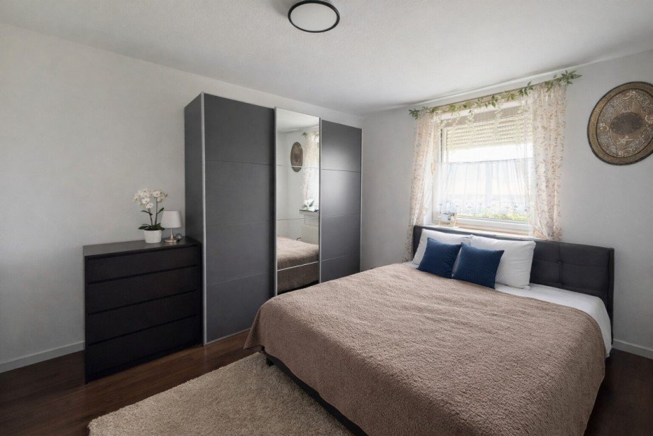 Schlafzimmer im EG Reihenhaus Stade