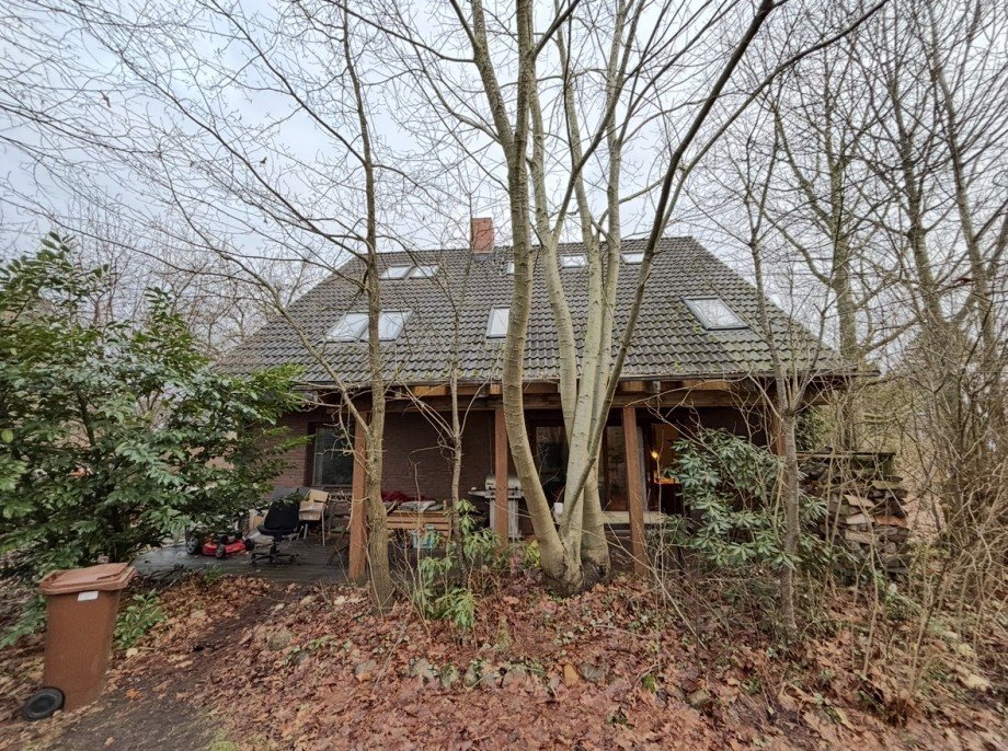 R�ckansicht Einfamilienhaus Henstedt-Ulzburg / Rhen