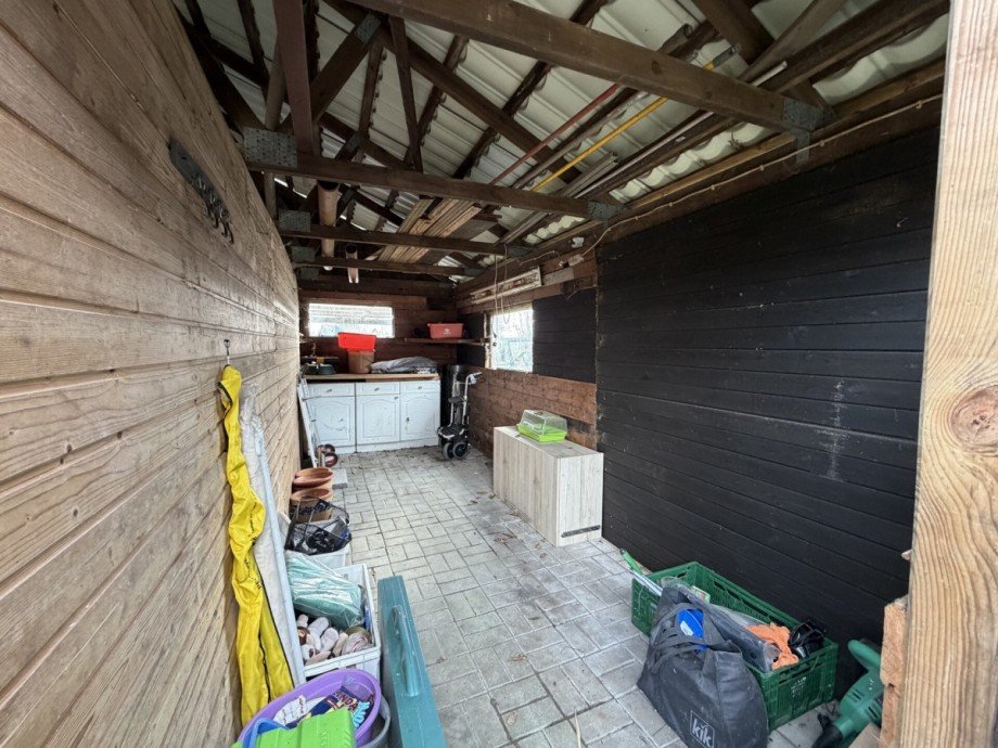 Abstellraum am Carport Bungalow Blunk