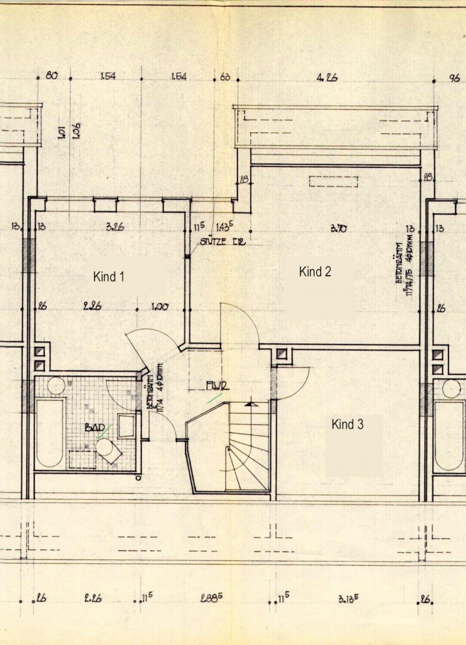 Dachgeschoss Reihenhaus Stade