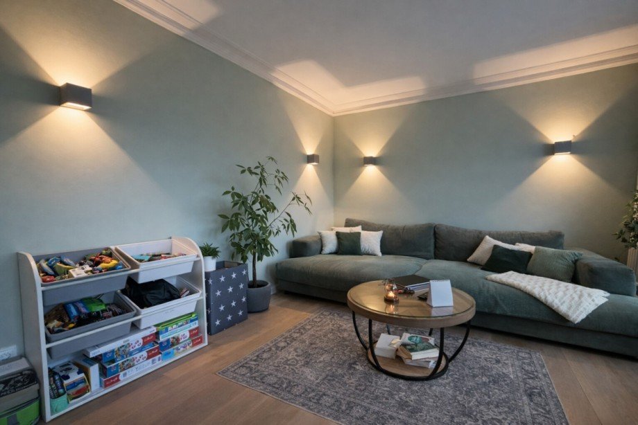 Wohnzimmer Etagenwohnung Hamburg